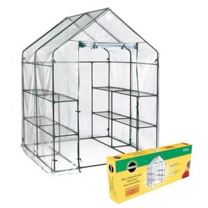 Miracle-GRO Mini Walk-in Greenhouse with Shelves