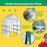 Miracle-GRO Mini Walk-in Greenhouse with Shelves
