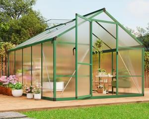 Garvee 8x10 ft Polycarbonate Greenhouse with Vent
