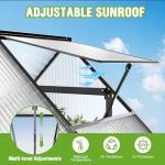 6x4FT Heavy-Duty Polycarbonate Greenhouse with Vent