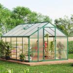 Garvee 8x10 ft Polycarbonate Greenhouse with Vent