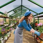 Garvee 8x10 ft Polycarbonate Greenhouse with Vent