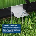 Takywep 6x10FT Heavy-Duty Outdoor Polycarbonate Greenhouse