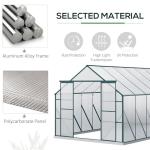 Outsunny 16' x 8' Walk-in Polycarbonate Greenhouse