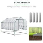 Outsunny 16' x 8' Walk-in Polycarbonate Greenhouse