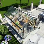 AMERLIFE 8x12 Walk-In Polycarbonate Greenhouse