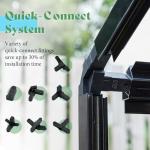 AMERLIFE 8x12 Walk-In Polycarbonate Greenhouse