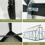 HOOYEAH 6x10 FT Outdoor Polycarbonate Greenhouse