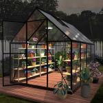 HOOYEAH 6x10 FT Outdoor Polycarbonate Greenhouse