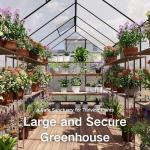 Kingdura 6x12ft Outdoor Polycarbonate Greenhouse