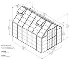 Snap & Grow 8x12 Ft Polycarbonate Greenhouse Kit