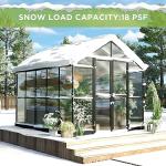 HOWE 8x10 Polycarbonate Greenhouse with Swing Doors