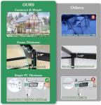 SELLERWE 10x16 FT Polycarbonate Greenhouse with Vent Windows