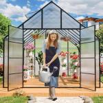 10x16 FT Heavy Duty Polycarbonate Greenhouse
