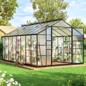 Polar Aurora 10x16 FT Polycarbonate Greenhouse