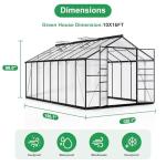 Polar Aurora 10x16 FT Polycarbonate Greenhouse
