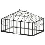 16x12 FT Polycarbonate Walk-In Greenhouse with Ventilation