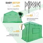 EAGLE PEAK 10x5 Portable Pop-Up Greenhouse Kit