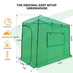 EAGLE PEAK 10x5 Portable Pop-Up Greenhouse Kit