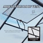 Kingdura 6x12ft Outdoor Polycarbonate Greenhouse