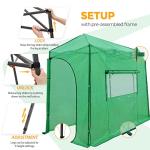 EAGLE PEAK 10x5 Portable Pop-Up Greenhouse Kit