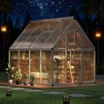 6x7 FT Heavy-Duty Polycarbonate Greenhouse Kit