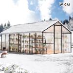 WKM 8x16 FT Polycarbonate Greenhouse with Vent