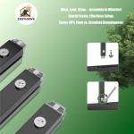 8x16 FT Black Polycarbonate Walk-In Greenhouse