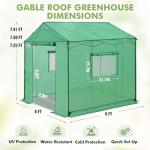 Eagle Peak 8x8 Portable Walk-In Greenhouse