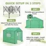 Eagle Peak 8x8 Portable Walk-In Greenhouse