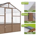AirWire 8x16 FT Walk-In Polycarbonate Greenhouse
