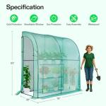 VIVOSUN Portable Lean-to Greenhouse with Shelf
