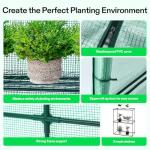 VIVOSUN Portable Lean-to Greenhouse with Shelf