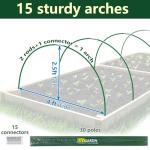 48-Inch Glassfiber Garden Stakes - 30 Pack