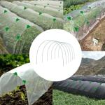 Raised Bed Greenhouse Hoops - 6 Rustproof Sets