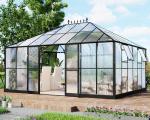 HOWE 16x12 FT Outdoor Polycarbonate Greenhouse