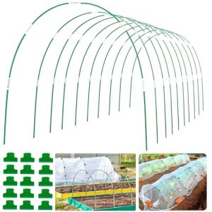 8FT Greenhouse Hoops Support Kit for Gardens