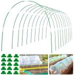 8FT Greenhouse Hoops Support Kit for Gardens