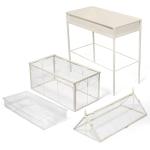 H Potter Large Freestanding Terrarium Planter