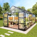 AMERLIFE 10x18 Polycarbonate Greenhouse with Vents