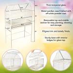 H Potter Large Freestanding Terrarium Planter