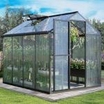 Aoodor 6x8 Ft Walk-in Polycarbonate Greenhouse