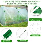 8FT Greenhouse Hoops Support Kit for Gardens