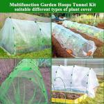 8FT Greenhouse Hoops Support Kit for Gardens