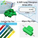 LANEVAN Flexible Greenhouse Hoops for Raised Beds