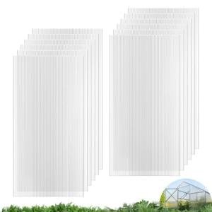 12 Pack Polycarbonate Greenhouse Replacement Panels