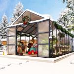 AMERLIFE 10x18 Polycarbonate Greenhouse with Vents