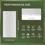12 Pack Polycarbonate Greenhouse Replacement Panels
