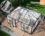 HOWE 16x12 FT Outdoor Polycarbonate Greenhouse