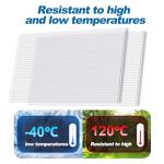 Twin Layer 4mm Polycarbonate Greenhouse Panels, 14 Pack
